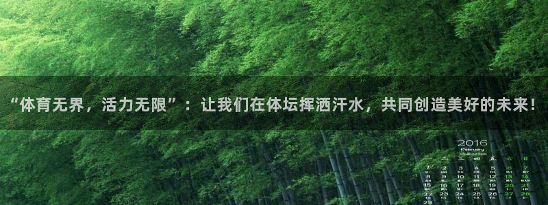 k1体育网址是多少：“体育无界，活力无限”：让我们在体坛挥洒汗水，共同创造美好的未来！